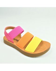14441 GIRLS CASUAL 3 BAND SANDAL