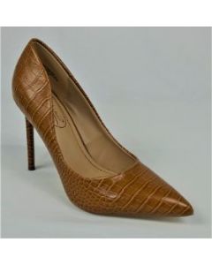 17087 - BAMBOO WOMENS DRESS WORK CROCO PUMP
