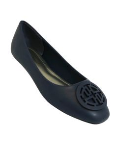 17989 WOMEN'S FASHION FLAT WITH TOE ACCESSORY