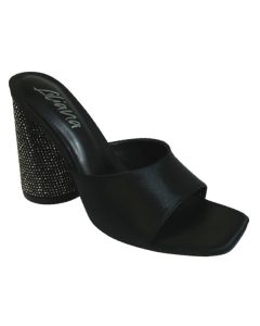 17993 WOMEN'S DRESS SLIDE SANDAL WITH HEEL