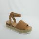 10126 - SODA CASUAL WOMENS ESPADRILLE PLATFORM ANKLE STRAP SANDAL