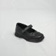 11018 GIRLS BUCKLE TOP WITH SIDE STRAP SCHOOL SHOE