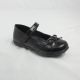 12351 GIRL SCHOOL SHOES WITH SIDE STRAP AND TOP BOW