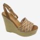 12427 - BAMBOO WOMENS CASUAL DRESS ESPADRILLE WEDGE