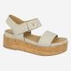 12531 - WOMENS CASUAL PLATFORM SANDAL WITH CORK BASE