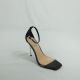 12976 LADIES PUMP WITH METAL HEEL AND CLEAR STRAP