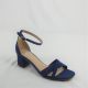 13050 LADIES LOW BLOCK HEEL WITH CROSS TOE STRAP