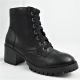 13398 ANNE MICHELLE  CHIEF-32 WOMENS LACE UP COMBAT BOOT