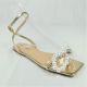13403 LADIES FLATS WITH PEARL BAND