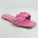 13432 LADIES SLIPPER WITH BRAIDED TOP
