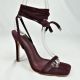 13656 LADIES STRAPPY SUEDE HEEL