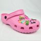 13666 LADIES CLOG WITH READY ON STICKERS