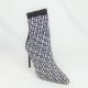 14243- Women's knit ankle bootie stiletto