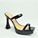 14430 WOMENS DRESS SQUARE TOED SLIDE W/ PLATFORM