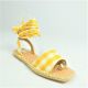 14460 WOMENS CASUAL ESPADRILLE CALF STRAP CHECKERED SANDAL