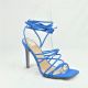 CITY CLASSIFIED WOMENS DRESSY ANKLE STRAP UP SANDAL STILLETO