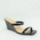 CITY CLASSIFIED WOMENS DRESSY WEDGE SLIDE ON SANDAL