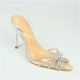 15569  ACRYLIC RHINESTONE  POINTED TOE PUMP