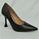15792- LOW HEEL LEATHER PUMP WITH POINT TOE