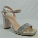 16243-LADIES DRESSY SANDAL WITH STUDDED HEEL AND TOE PIECE