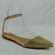 16248-LADIES FLAT WITH STUDDED POINTED TOE
