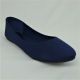 16668 Womens almond toe flat