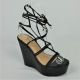 17084 - WOMENS DRESS STRAPPY WEDGE SANDAL