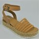 17203 - WOMENS CASUAL ANKLE STRAP ESPADRILLE PLATFORM