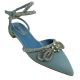 18024 WOMEN'S STRAPPY DRESS POINTED TOE FLAT