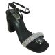 18025 WOMEN'S STRAPPY DRESS SANDAL WITH RHINESTONE DETAIL