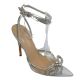 18029 WOMEN'S STRAPPY DRESS SANDAL WITH RHINESTONE DETAIL