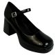 18157 - WOMENS DRESS PUMP W/ANKLE STRAP