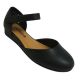 18160 - GIRL'S SIDES EMPTY BALLET FLAT W/ STRAP