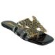 19199 WOMEN'S DRESS SLIDE WITH RHINESTONE DETAIL