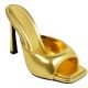 19204 WOMEN'S METALLIC STILETTO SLIDE