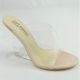 6133 LADIES CLEAR WEDGE HEEL MULE