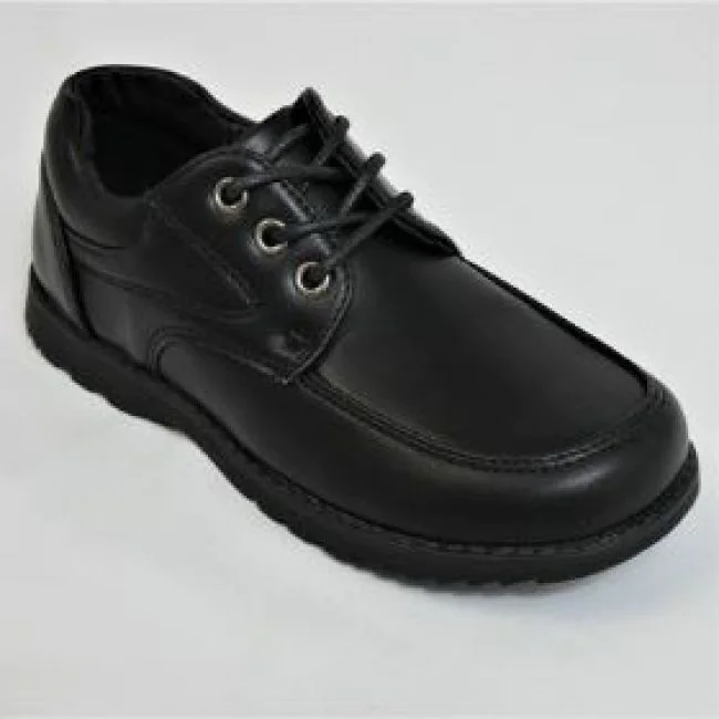 Boys lace up school shoes discount